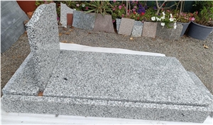 C WHITE GRANITE MONUMENT