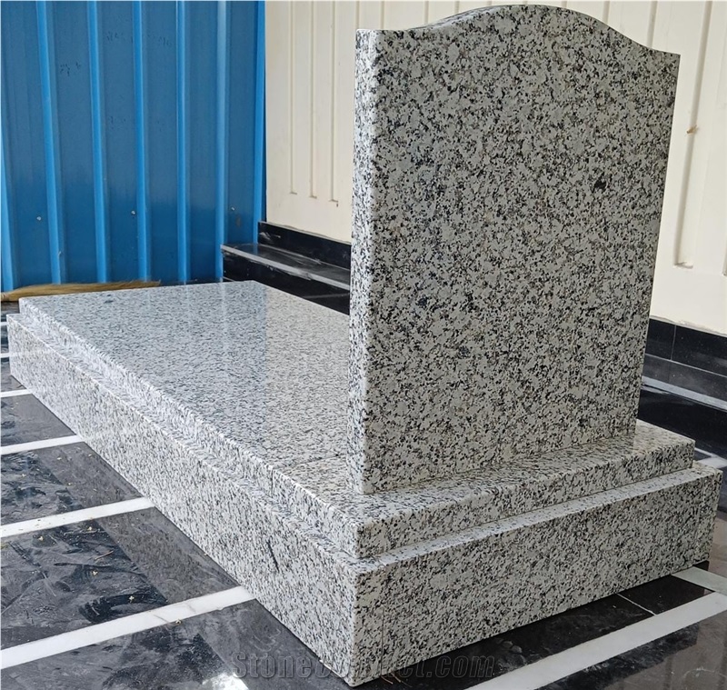C WHITE GRANITE MONUMENT