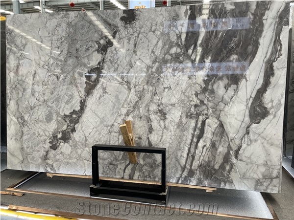 China Calacatta Grey Marble Slabs Tile Stone