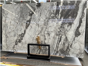 China Calacatta Grey Marble Slabs Tile Stone