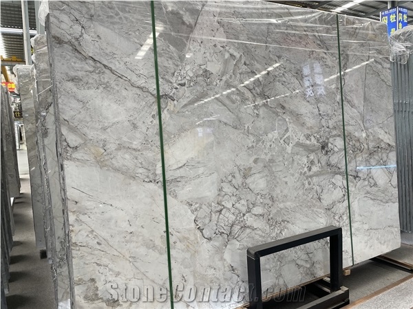 China Calacatta Grey Marble Slabs Tile Stone