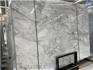 China Calacatta Grey Marble Slabs Tile Stone