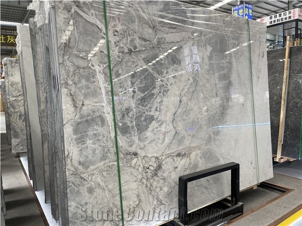 China Calacatta Grey Marble Slabs Tile Stone