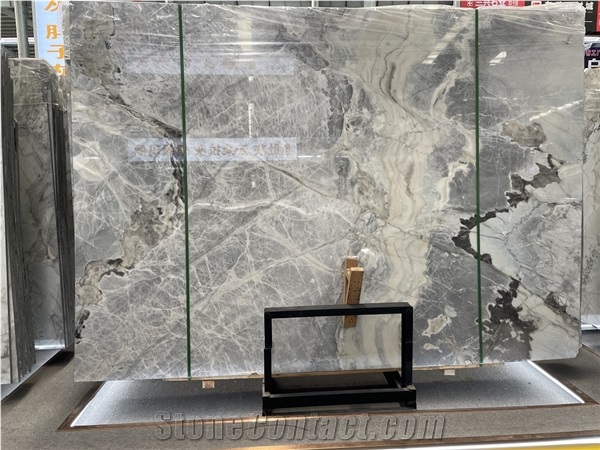 China Calacatta Grey Marble Slabs Tile Stone