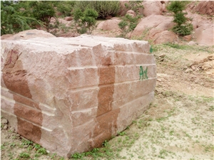 Red Granite Blocks