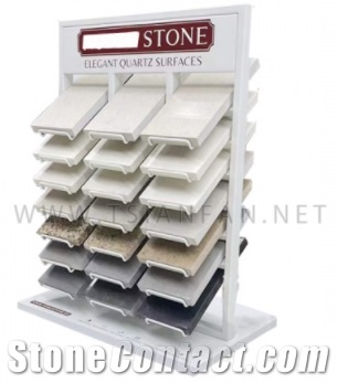Granite Marble Quartz Stone Porcelain Tile Sample Table Rack