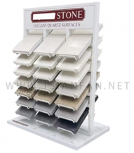 Granite Marble Quartz Stone Porcelain Tile Sample Table Rack