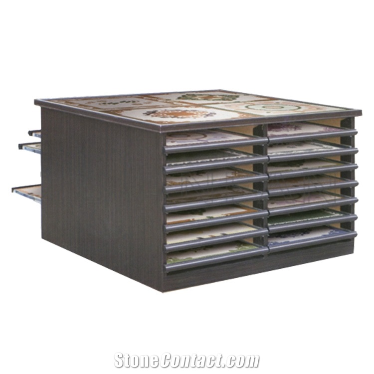 Showroom Mosaic Tile， Ceramic Tile Display Cabinate