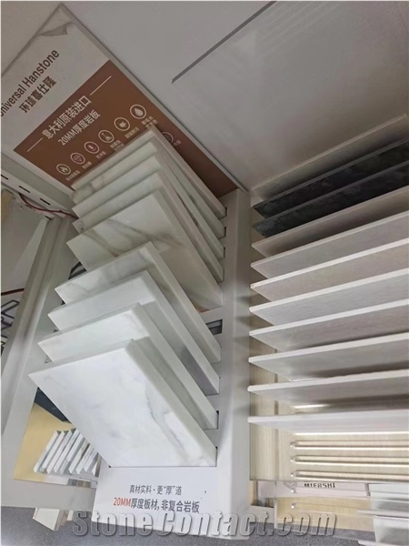 Table Display Stands In White Color