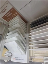 Table Display Stands In White Color