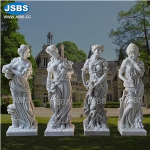 Garden 4 Season Girl Statue Four Season Sculpture Design