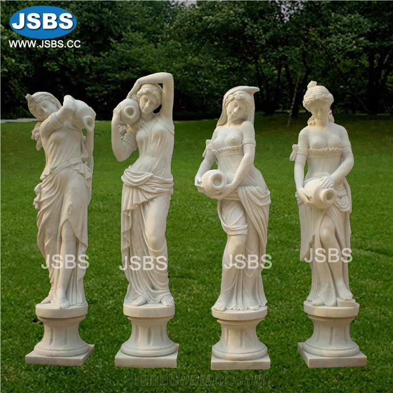 Garden 4 Season Girl Statue Four Season Sculpture Design