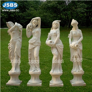 Garden 4 Season Girl Statue Four Season Sculpture Design