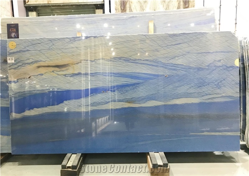 Blue Sky Quartzite Slab