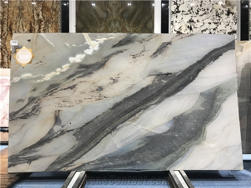 Blue Sky Quartzite Slab