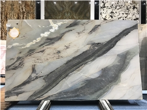 Blue Sky Quartzite Slab