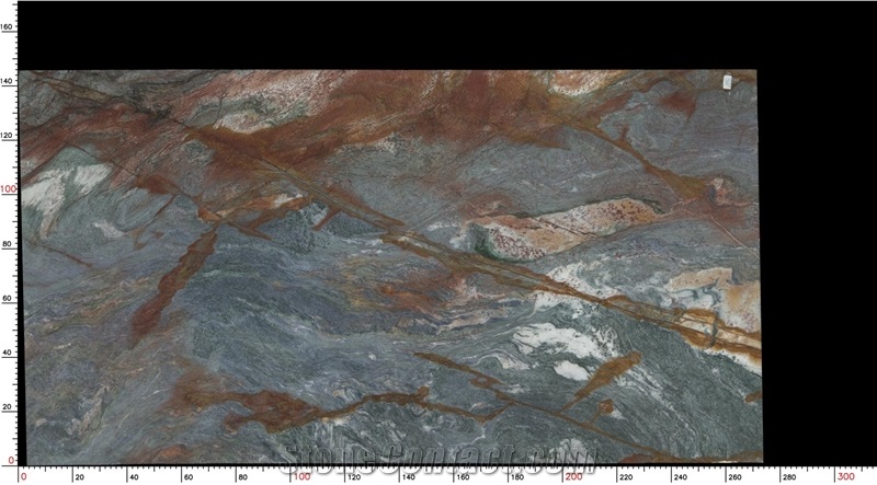 Blue Van Gogh Quartzite Slab