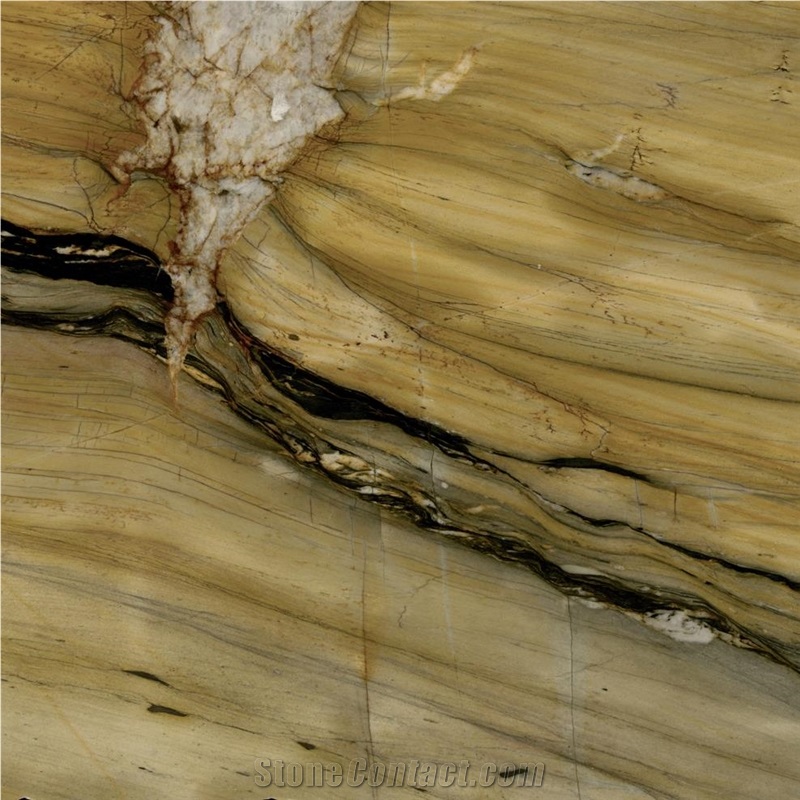 Golden Flame Quartzite Tile