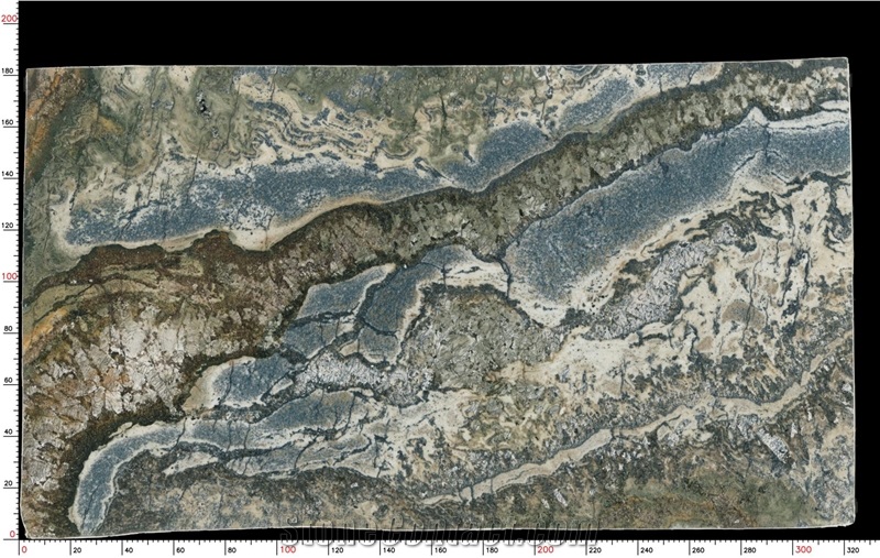 Shangri La Blue Quartzite Slab