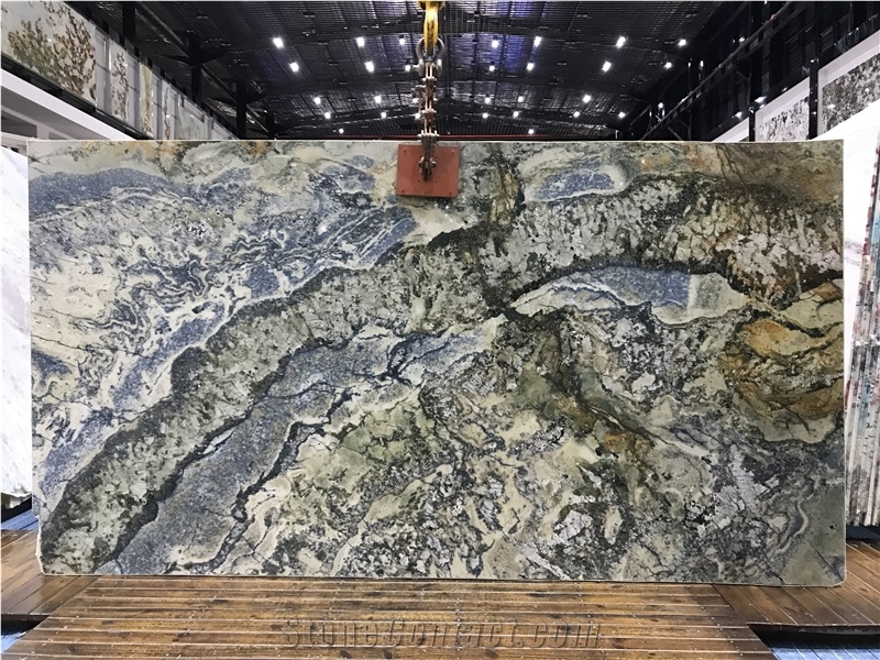 Shangri La Blue Quartzite Finished Product