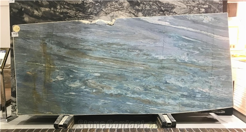 Verde Picasso Quartzite Slab
