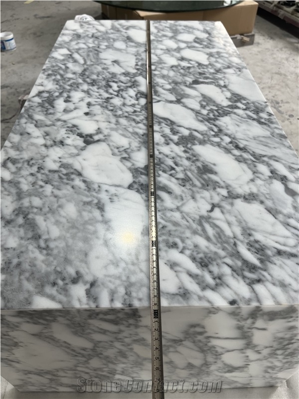 Arabescato White Marble Coffee Tables Modern Design