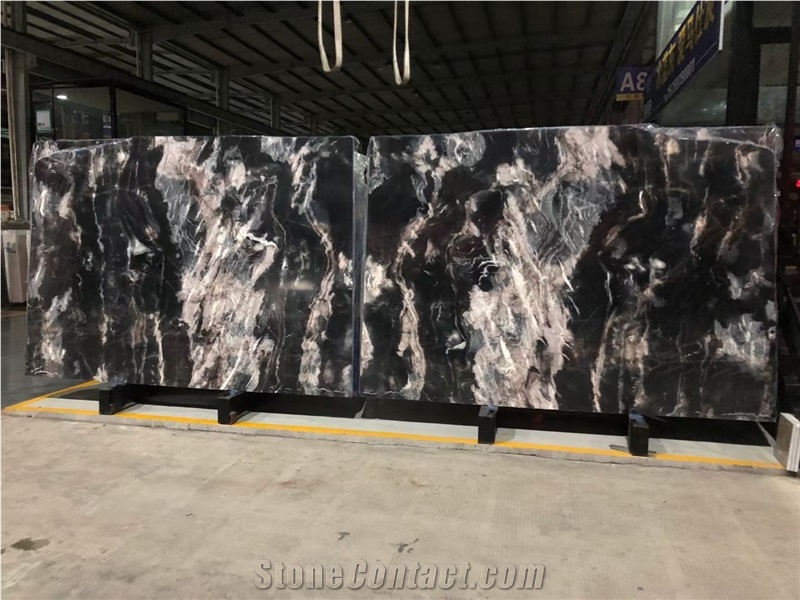 Black Rose Atbara Marble For Wall Claddings