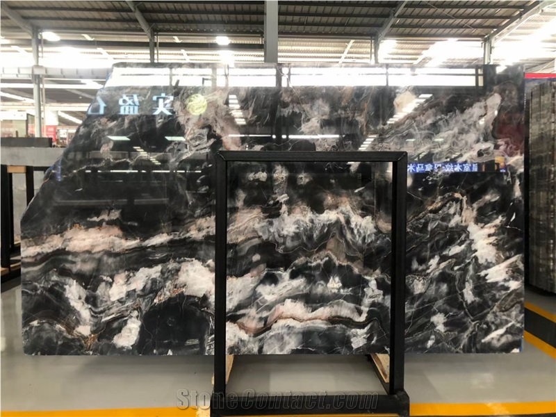 Black Rose Atbara Marble For Wall Claddings