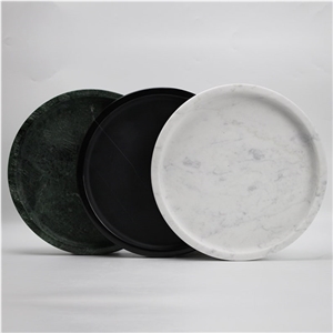 Custom Calacatta Viola Marble Jewelry Tray For Home Decor