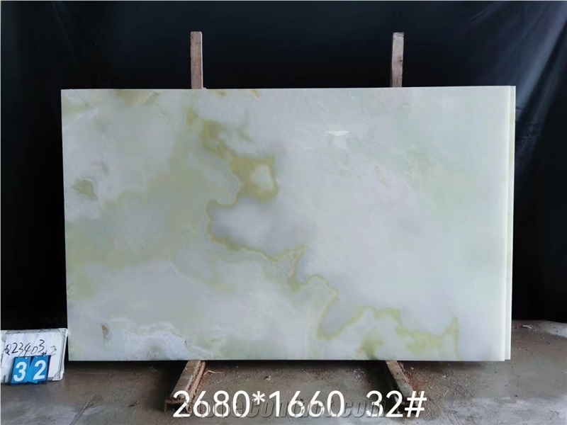 Light Green Onyx Stone For Interior Decoration
