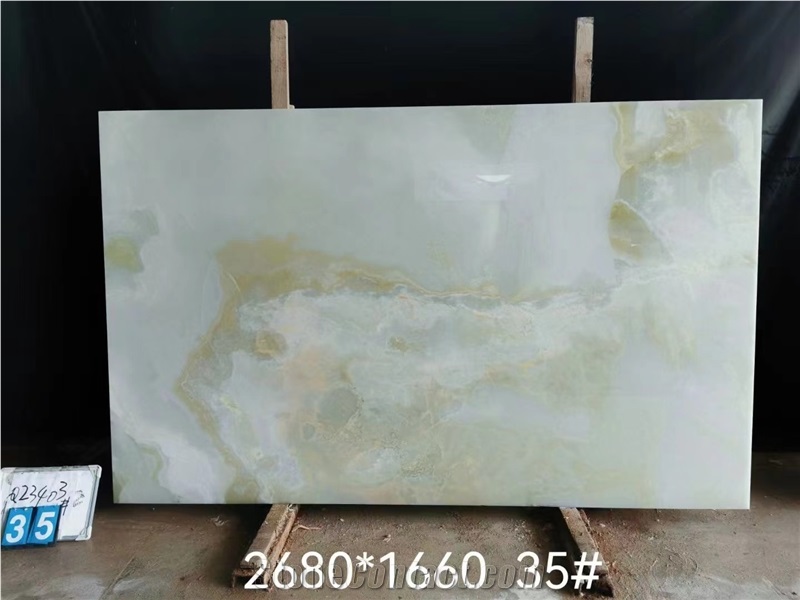Light Green Onyx Stone For Interior Decoration