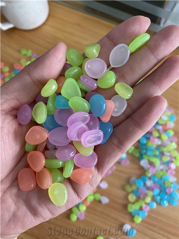 Luminous Stones Glow In Dark Garden Pebbles  Glowing Stone