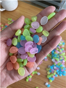 Luminous Stones Glow In Dark Garden Pebbles  Glowing Stone