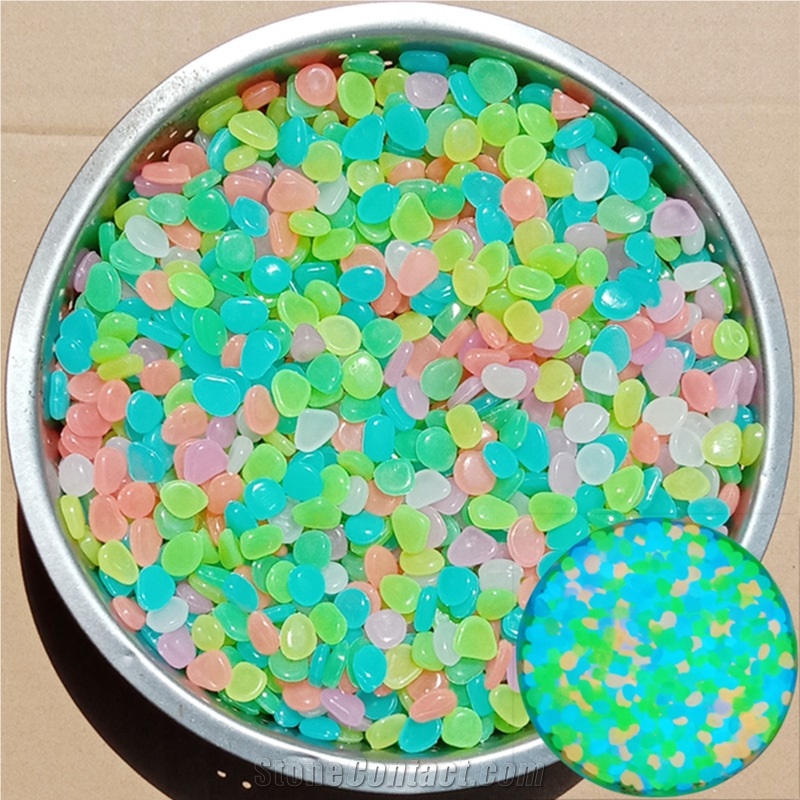 Luminous Stones Glow In Dark Garden Pebbles  Glowing Stone