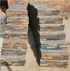 Beige Rustic Culture Slate Stone Cladding For Wall Slate