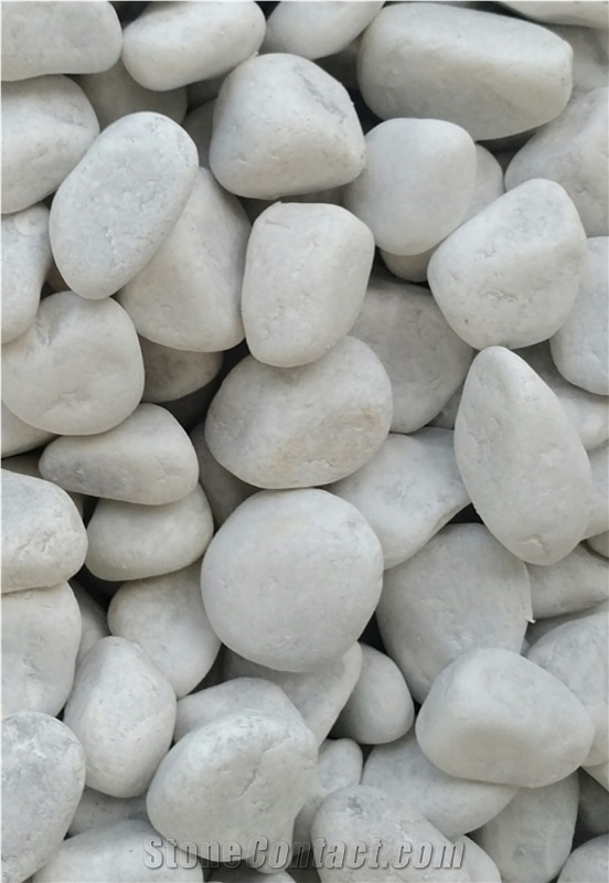 Decorative Garden Stone Snow White Gravel Stone