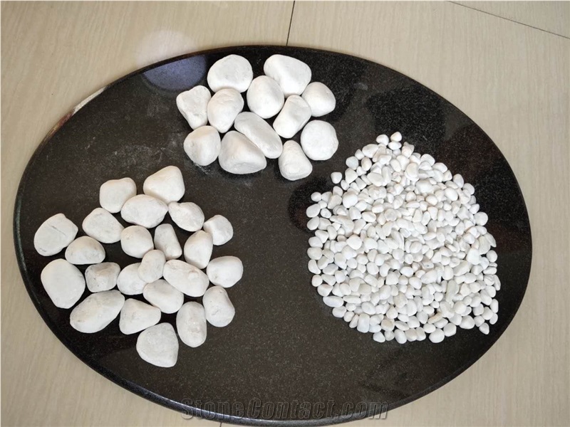 Decorative Garden Stone Snow White Gravel Stone
