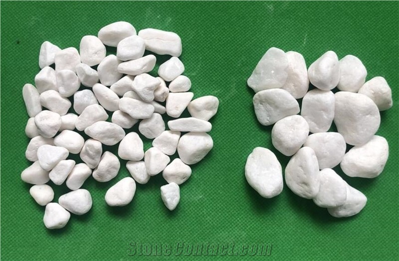 Decorative Garden Stone Snow White Gravel Stone