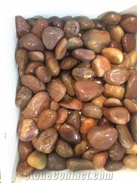 Garden River Pebble Stone Red Pebbles Polished Landscape