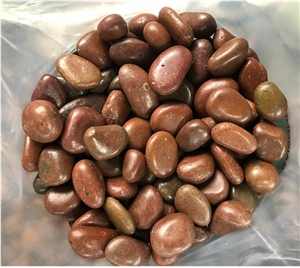 Garden River Pebble Stone Red Pebbles Polished Landscape