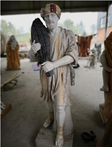 Jesus Status, White Marble Sculpture & Statue