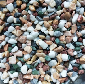 Natural Granite Tumbled Small Snow White Pebbles