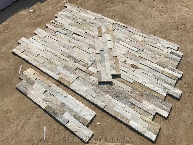 Natural Slate Stone Cultured Stone Tile Facade Wall Tile