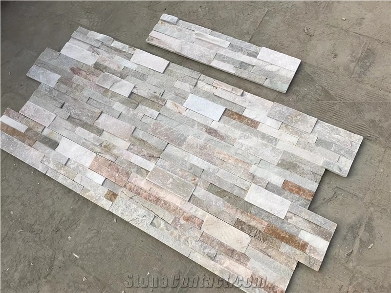 Natural Slate Stone Cultured Stone Tile Facade Wall Tile