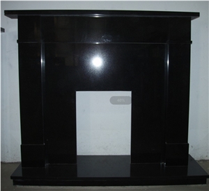Shanxi Black Granite Polished Firepalce Surroundings