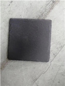 Square Black Slate Coaster Stone Coasters