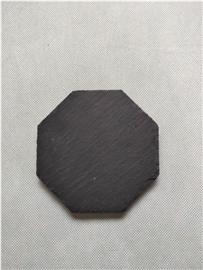 Square Black Slate Coaster Stone Coasters