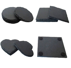 Square Black Slate Coaster Stone Coasters