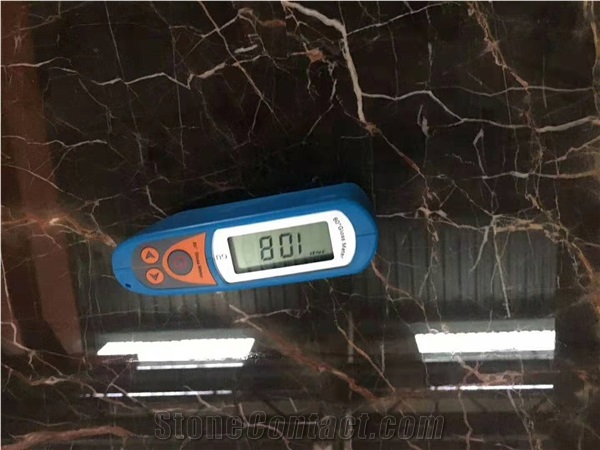 Chinese St Laurent  Brown Marble Slab Good Price
