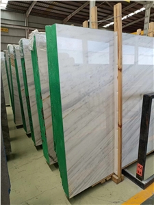 Dior White Marble Slab With High Gloss